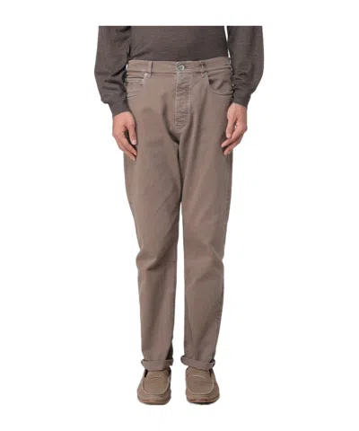 BRUNELLO CUCINELLI JEANS WITH BELT LOOPS