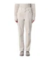 Brunello Cucinelli Jeans With Belt Loops In White