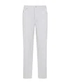 Brunello Cucinelli Cotton Jeans 5-pockets Construction In White