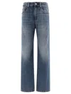 Brunello Cucinelli Women Jeans With Shiny Tab In Blue