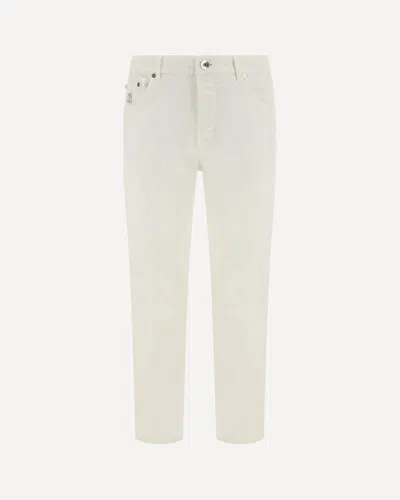 BRUNELLO CUCINELLI JEANS WITH TURN-UP HEM