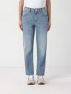 Brunello Cucinelli Logo Patch Mid-rise Straight-fit Jeans In Blue