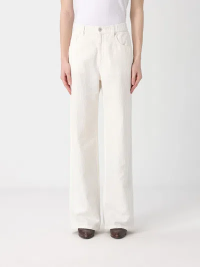 Brunello Cucinelli Jeans  Woman Color Sand In White