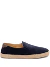 Brunello Cucinelli Suede Espadrilles In Blue