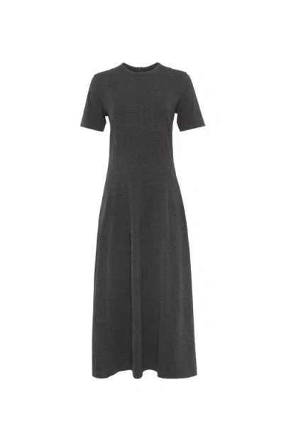 BRUNELLO CUCINELLI BRUNELLO CUCINELLI JERSEY DRESS WITH MONILI