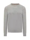 Brunello Cucinelli Cashmere And Silk Lightweight Sweater In Gray