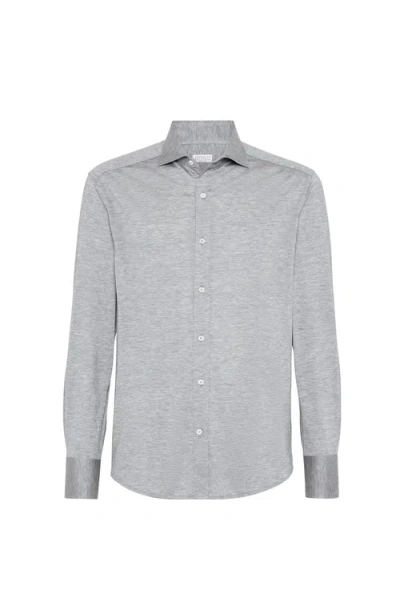 BRUNELLO CUCINELLI BRUNELLO CUCINELLI JERSEY SHIRT