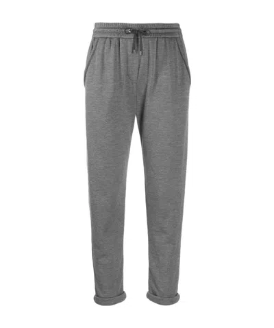 BRUNELLO CUCINELLI BRUNELLO CUCINELLI DRAWSTRING TAPERED SWEATPANTS