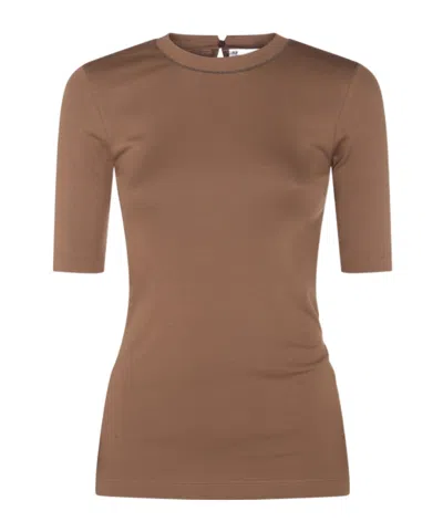 Brunello Cucinelli Round Neck Short Sleeve T-shirt