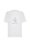 Brunello Cucinelli Statue-print T-shirt In White