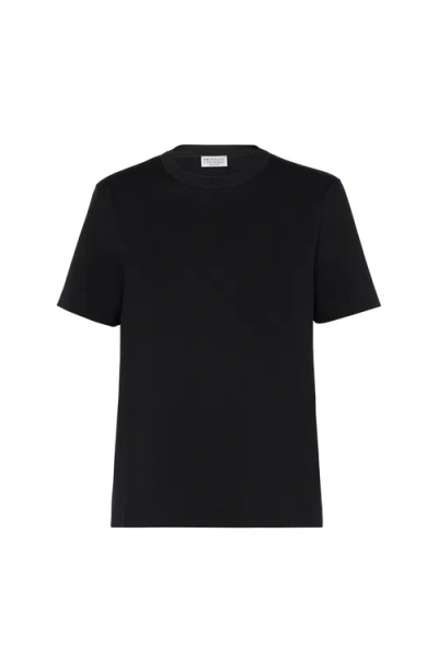 Brunello Cucinelli Jersey T-shirt In Black