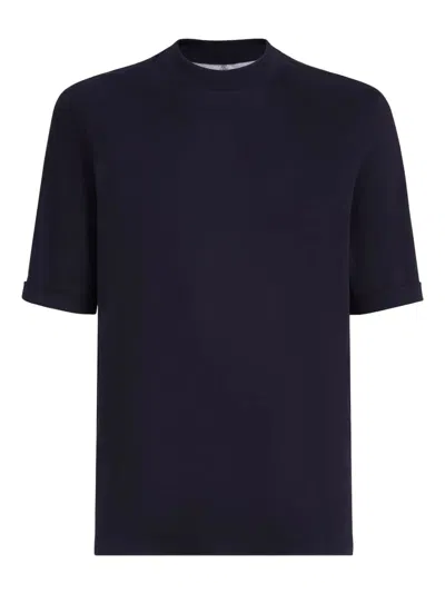 Brunello Cucinelli Men Jersey T-shirt In Multi