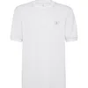 Brunello Cucinelli Cotton Jersey Crew Neck T-shirt With Logo In White