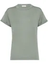 Brunello Cucinelli Jersey T-shirt In Green