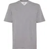 Brunello Cucinelli Jersey T-shirt In Medium Grey