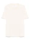 Brunello Cucinelli Jersey T-shirt In Neutral