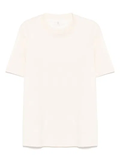 Brunello Cucinelli Jersey T-shirt In Neutral