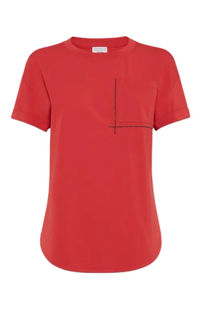 BRUNELLO CUCINELLI BRUNELLO CUCINELLI JERSEY T-SHIRT