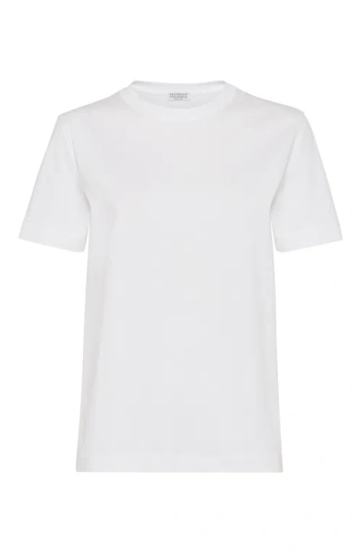 Brunello Cucinelli Jersey T-shirt In White