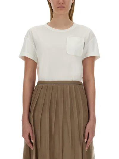 Brunello Cucinelli Jersey T-shirt In White