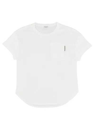 Brunello Cucinelli Jersey T-shirt In White