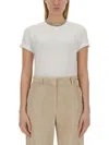 Brunello Cucinelli Bead-embellished Cotton-jersey T-shirt In White