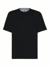 Brunello Cucinelli Jersey T-shirt With Contrasting Profiles