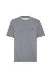 Brunello Cucinelli Men Logo Cotton T-shirt