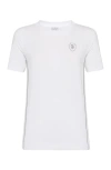 Brunello Cucinelli Techno Jersey Embellished T-shirt In White