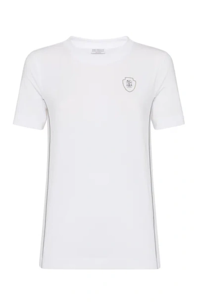 BRUNELLO CUCINELLI BRUNELLO CUCINELLI JERSEY T-SHIRT WITH LOGO
