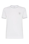 Brunello Cucinelli Printed Cotton-jersey T-shirt In White