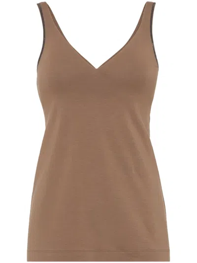 BRUNELLO CUCINELLI JERSEY TOP