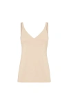 Brunello Cucinelli Jersey Top In Neutral