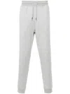 Brunello Cucinelli Straight Leg Cotton Blend Sweatpants In Grey