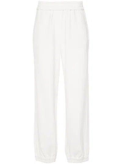 Brunello Cucinelli Jogginghose Mit Stretchbund In White