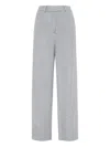 Brunello Cucinelli Linen-wool Tailored Trousers