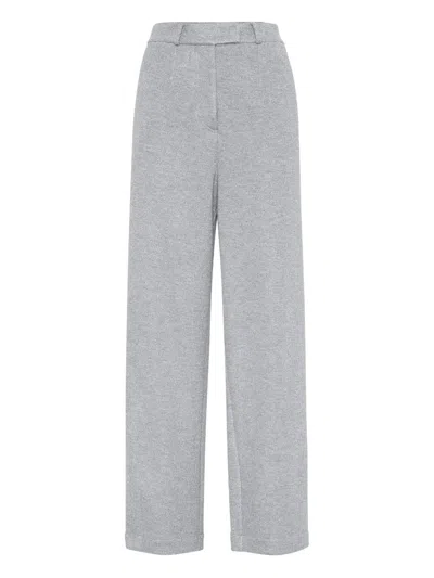 BRUNELLO CUCINELLI JERSEY TROUSERS