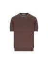 Brunello Cucinelli Jerseys In Dark Brown+english White
