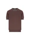 Brunello Cucinelli Jerseys In Dark Brown+english White