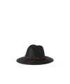 Brunello Cucinelli Jewel-piece Hat In Black