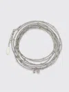 Brunello Cucinelli Silver Bracelet In Metallic