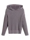 Brunello Cucinelli Jnitted Hoodie In Purple