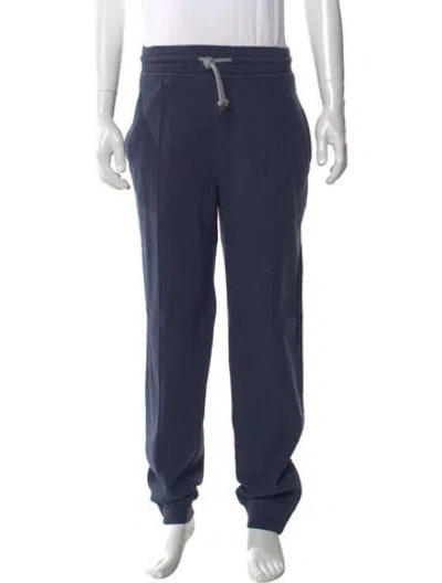 Pre-owned Brunello Cucinelli Joggers In Blue