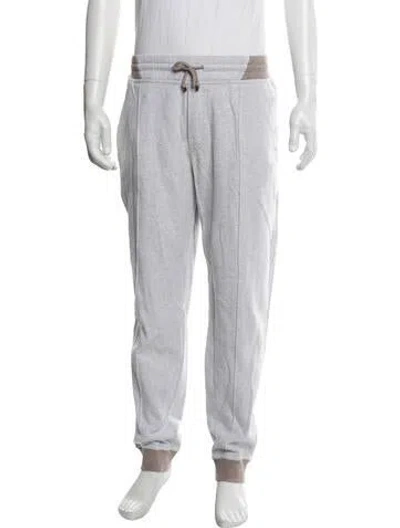Pre-owned Brunello Cucinelli Joggers In Grey