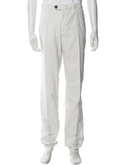 Pre-owned Brunello Cucinelli Joggers In White