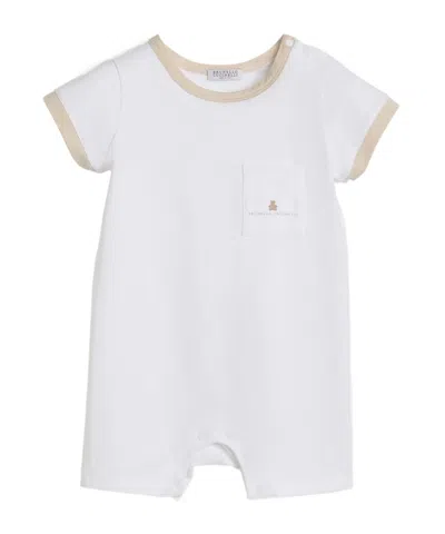 Brunello Cucinelli Jumpsuit And Bib 2-piece Set In White
