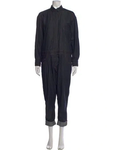 Pre-owned Brunello Cucinelli Jumpsuit In Blue