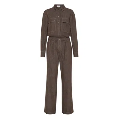 Brunello Cucinelli Jumpsuits Brown