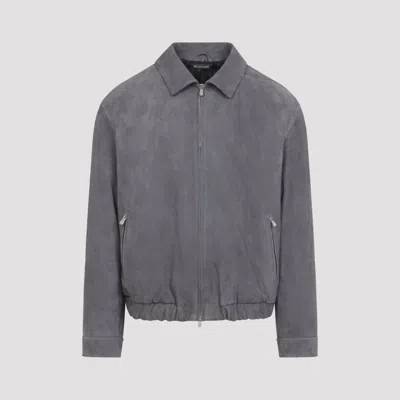 BRUNELLO CUCINELLI BRUNELLO CUCINELLI JUTE COUNTRY SUEDE JACKET