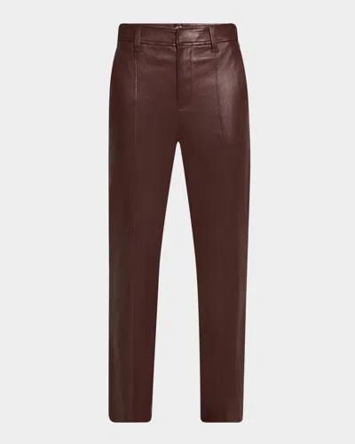 Brunello Cucinelli Kick-flare Leather Pants